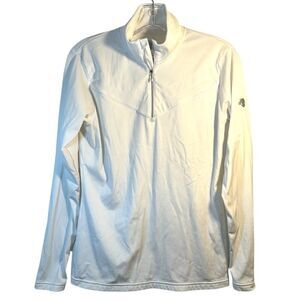 DESCENTE LADIES PULLOVER 10 white everyday casual base layer cabin ski capsule